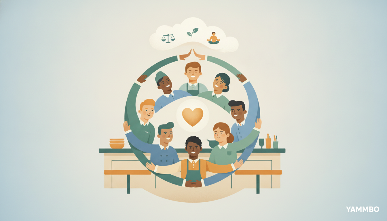 Bridging the Productivity Gap: Supporting Mental Well-being in Food Service
