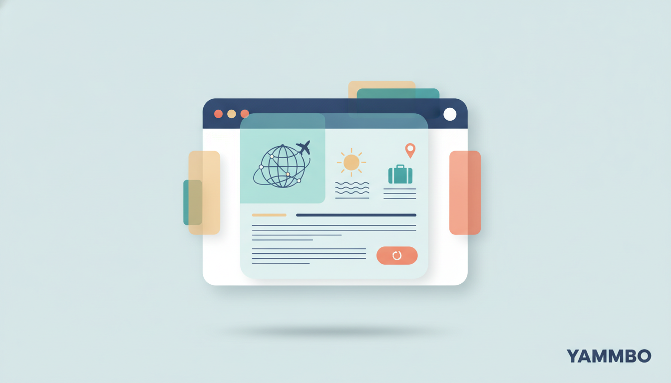 Crafting Your Perfect Travel Agent Website with Yammbo Web