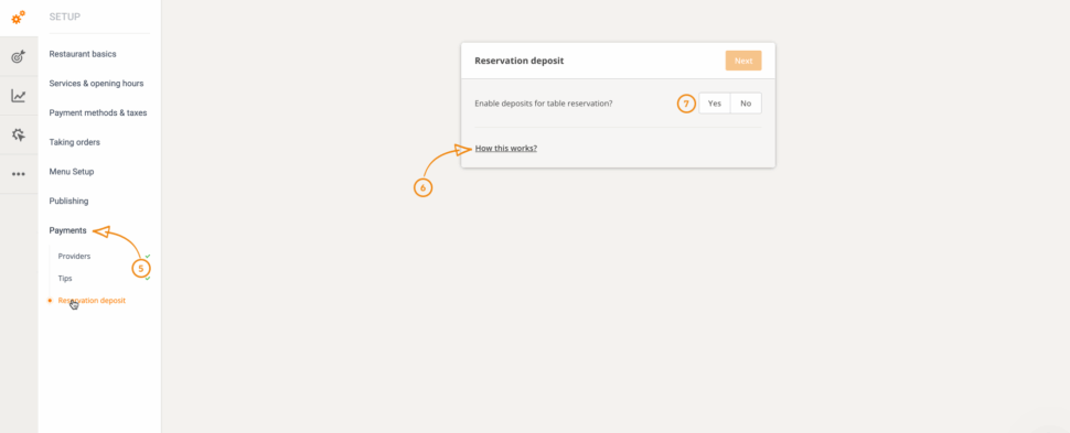 reservation fee restaurant